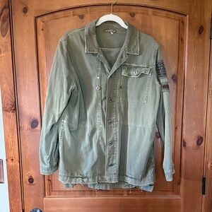 Free People Olive Green Jacket
